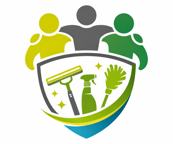 Schoonmaak en samenwerking logo